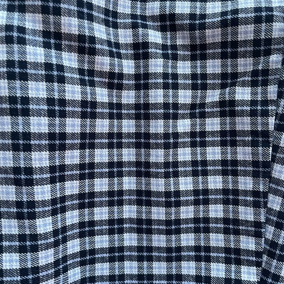 NWOT Hollister Blue Plaid Work Pants / Trousers - Picture 4 of 5